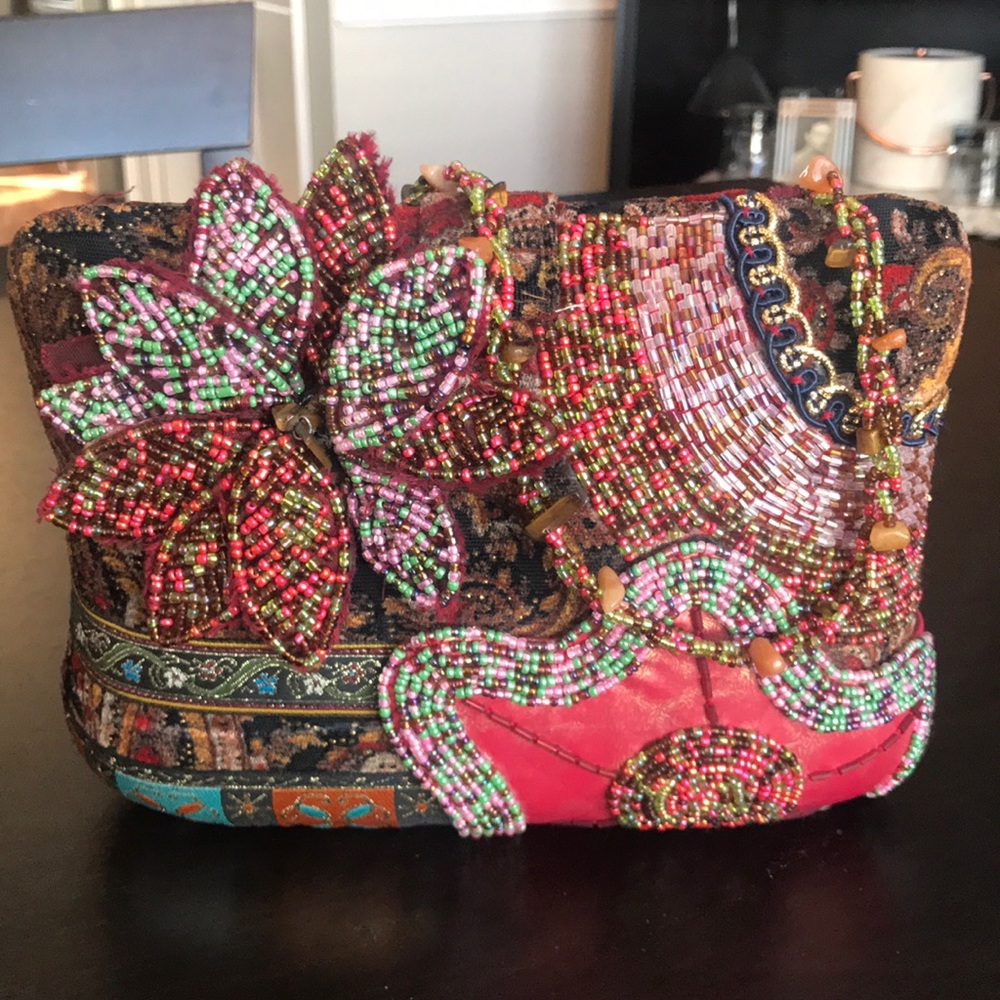 Beaded purse.